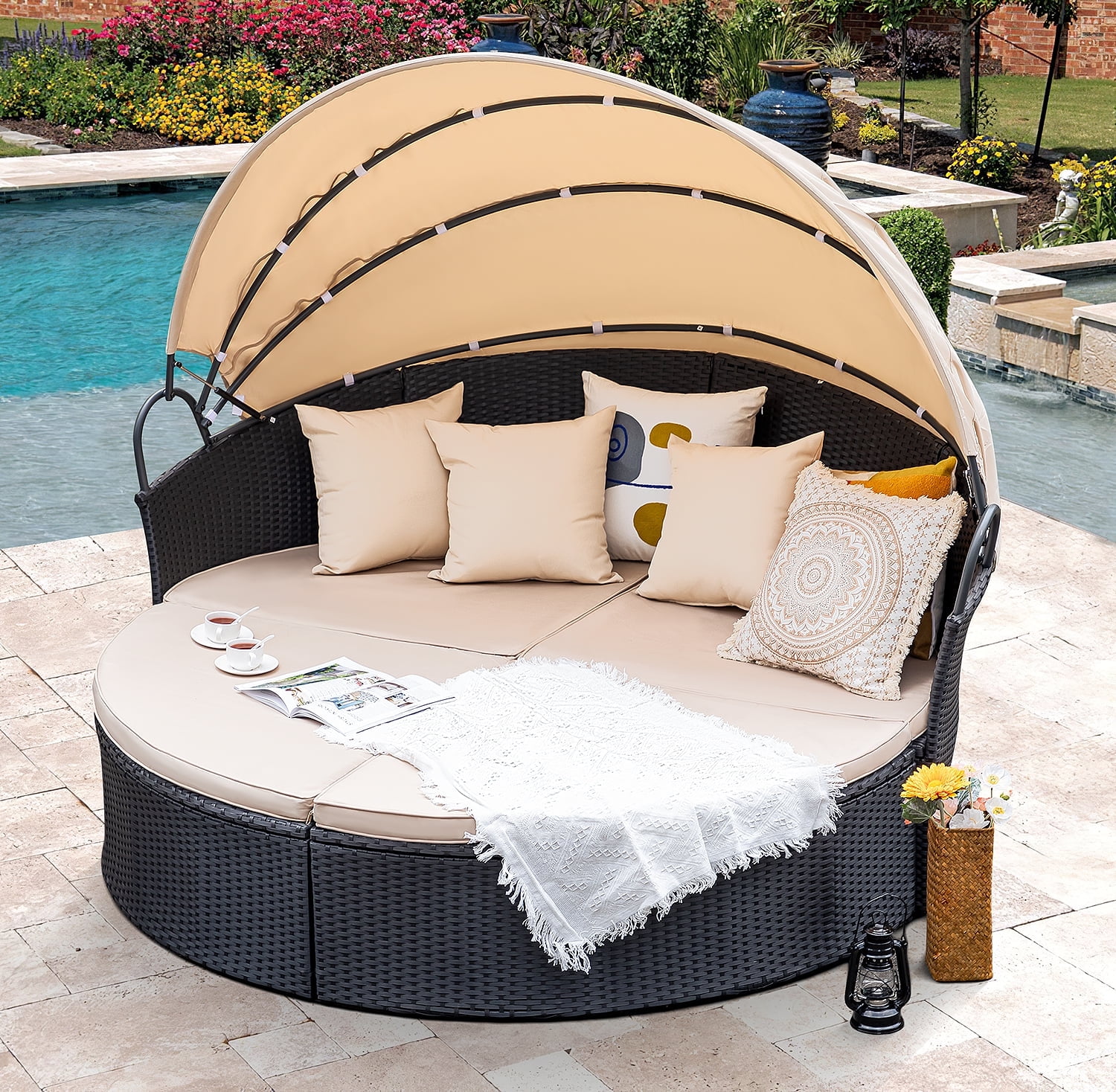 Featured image for the round outdoor daybed guide