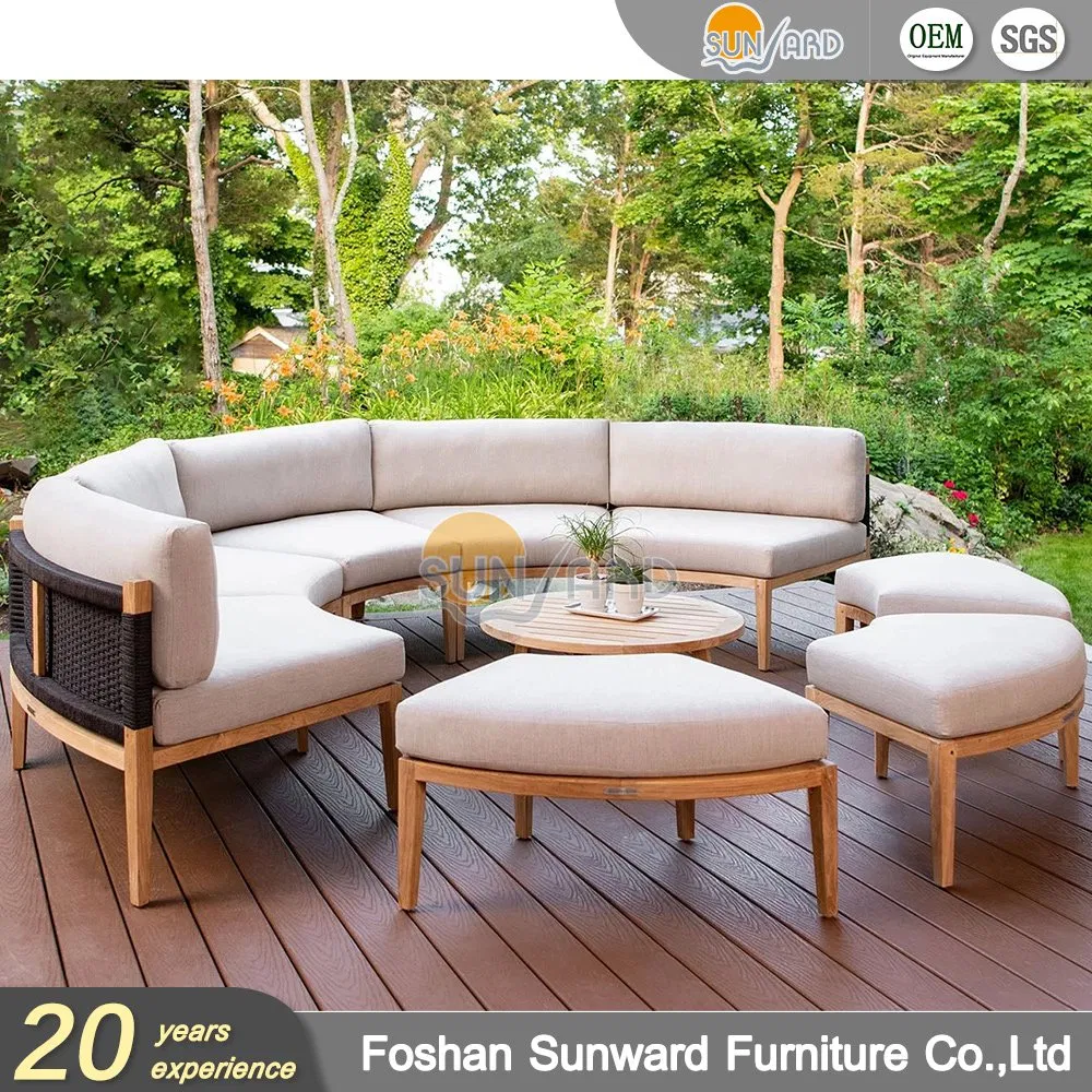 An application scenario or product detail of round outdoor sofa - Image 5