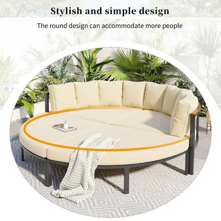 An application scenario or product detail of round sofa outdoor - Image 6