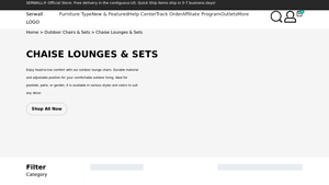 Serwall Outdoor - Chaise Lounges & Sets