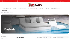 Zing Patio - Skyline Patio Troy Day Bed