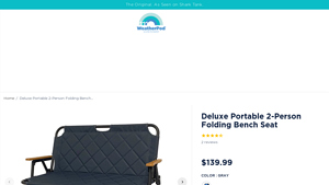 Shop Weather Pod - Deluxe Portable Folding Bench Seat