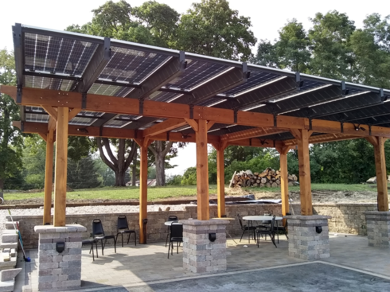 An application scenario or product detail of solar pergolas - Image 9