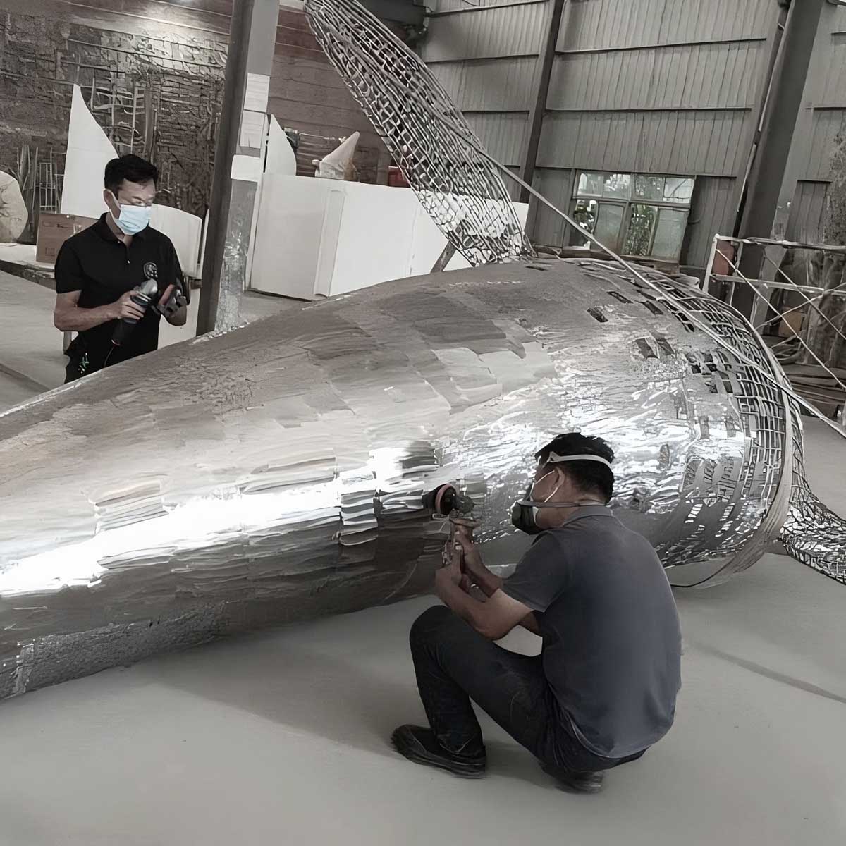 An application scenario or product detail of stainless steel metal sculpture - Image 6