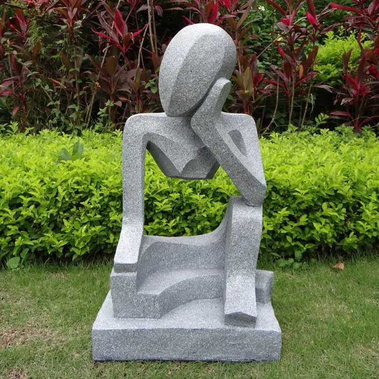 An application scenario or product detail of stone garden sculptures - Image 6