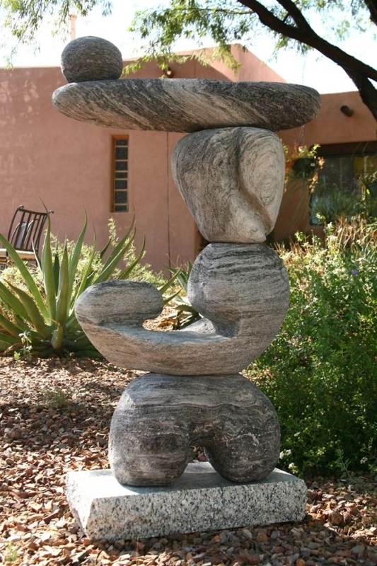 An application scenario or product detail of stone garden sculptures - Image 14