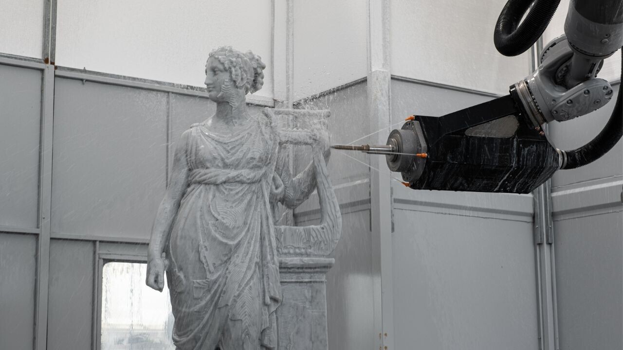 An application scenario or product detail of stone sculpture - Image 3