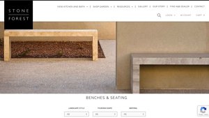 Stone Forest - Monolithic Basalt Bench