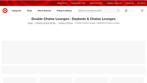 Target - Double Chaise Lounges