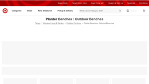 Target - Planter Benches