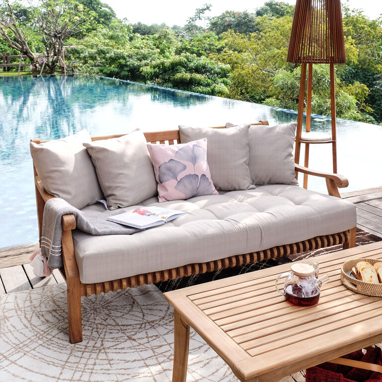 An application scenario or product detail of teak daybed outdoor - Image 13