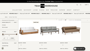 Teak Warehouse - Kuba Teak Outdoor Sofa