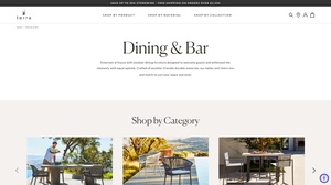 Terra Outdoor - Contemporary Dining Furniture