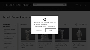 The Ancient Home - Female Statues