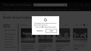 The Ancient Home - Marble Animal Sculptures