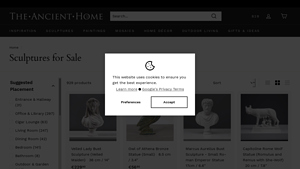 The Ancient Home - Owl of Athena Bronze Statue