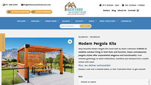 The Backyard Showcase - Modern Pergola Kits