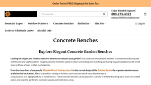 The Blissful Place - Concrete Benches Collection