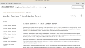 The Charming Bench Company - Elegant Garden Benches