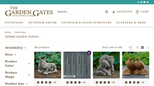 The Garden Gates - Animal Statues