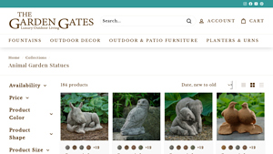 The Garden Gates - Animal Statues