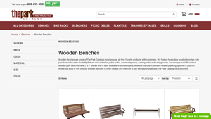 The Park Catalog - Wooden Benches