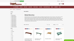 The Park Catalog - Metal Benches