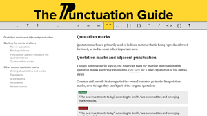 The Punctuation Guide - Quotation Marks Explained