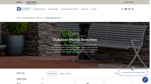 Thomas Steele - Outdoor Metal Benches