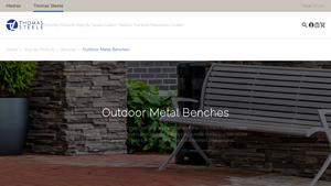 Thomas Steele - Outdoor Metal Benches