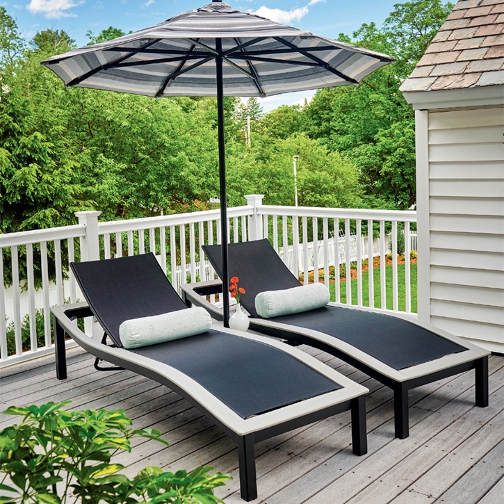 An application scenario or product detail of two person outdoor chaise lounge - Image 15