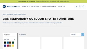 Wabash Valley - Heritage Collection Outdoor Benches