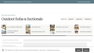 Walker Edison - Modern Outdoor Sectionals