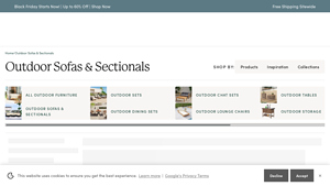 Walker Edison - Outdoor Sofas & Sectionals