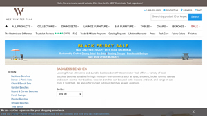 Westminster Teak - Backless Benches