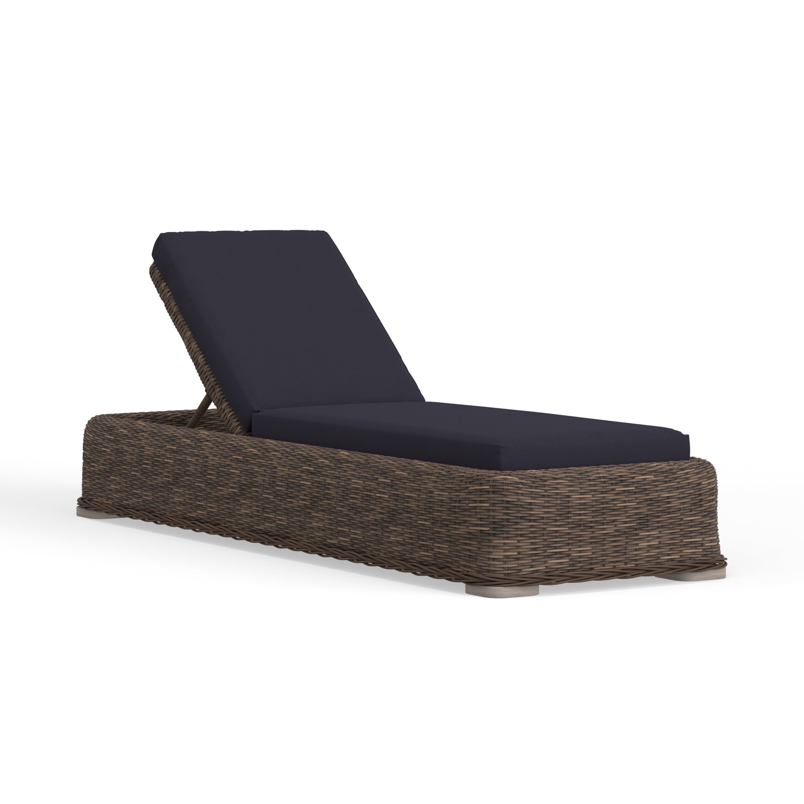 An application scenario or product detail of wicker outdoor chaise lounge - Image 21