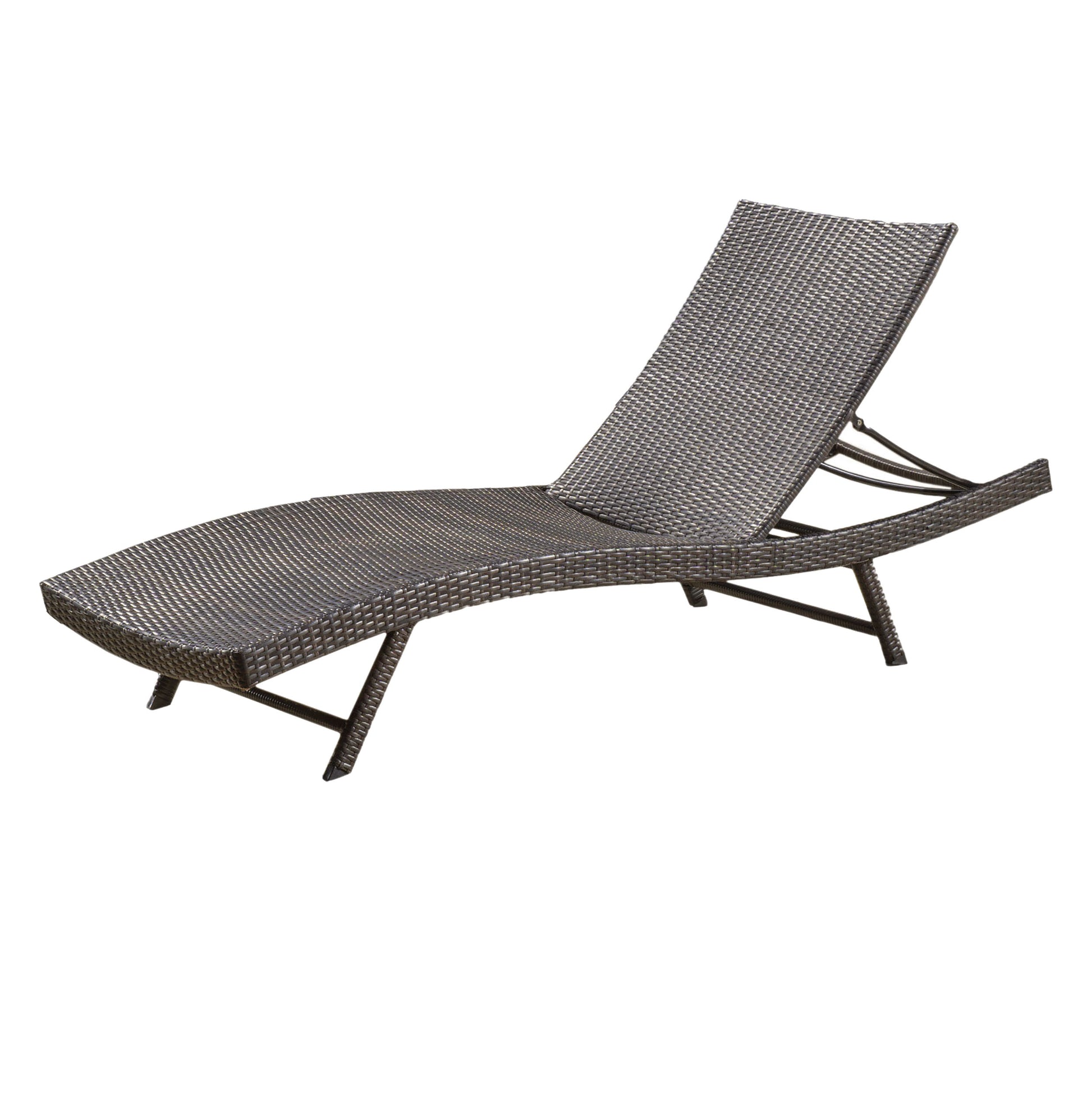An application scenario or product detail of wicker outdoor chaise lounger - Image 24