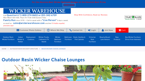Wicker Warehouse - Resin Wicker Chaise Lounges