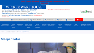 Wicker Warehouse - Sleeper Sofas