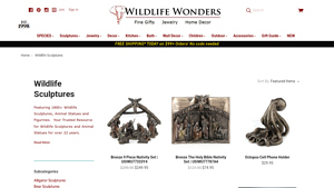 Wildlife Wonders - 1700+ Wildlife Sculptures & Animal Statues