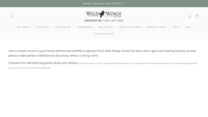 Wild Wings - Bronze Wildlife Sculptures