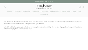 Wild Wings - Hand-Sculpted Animal Sculptures