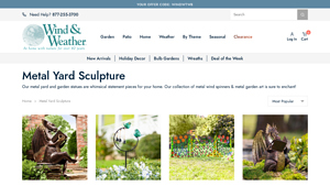 Wind & Weather - Metal Yard and Garden Statues