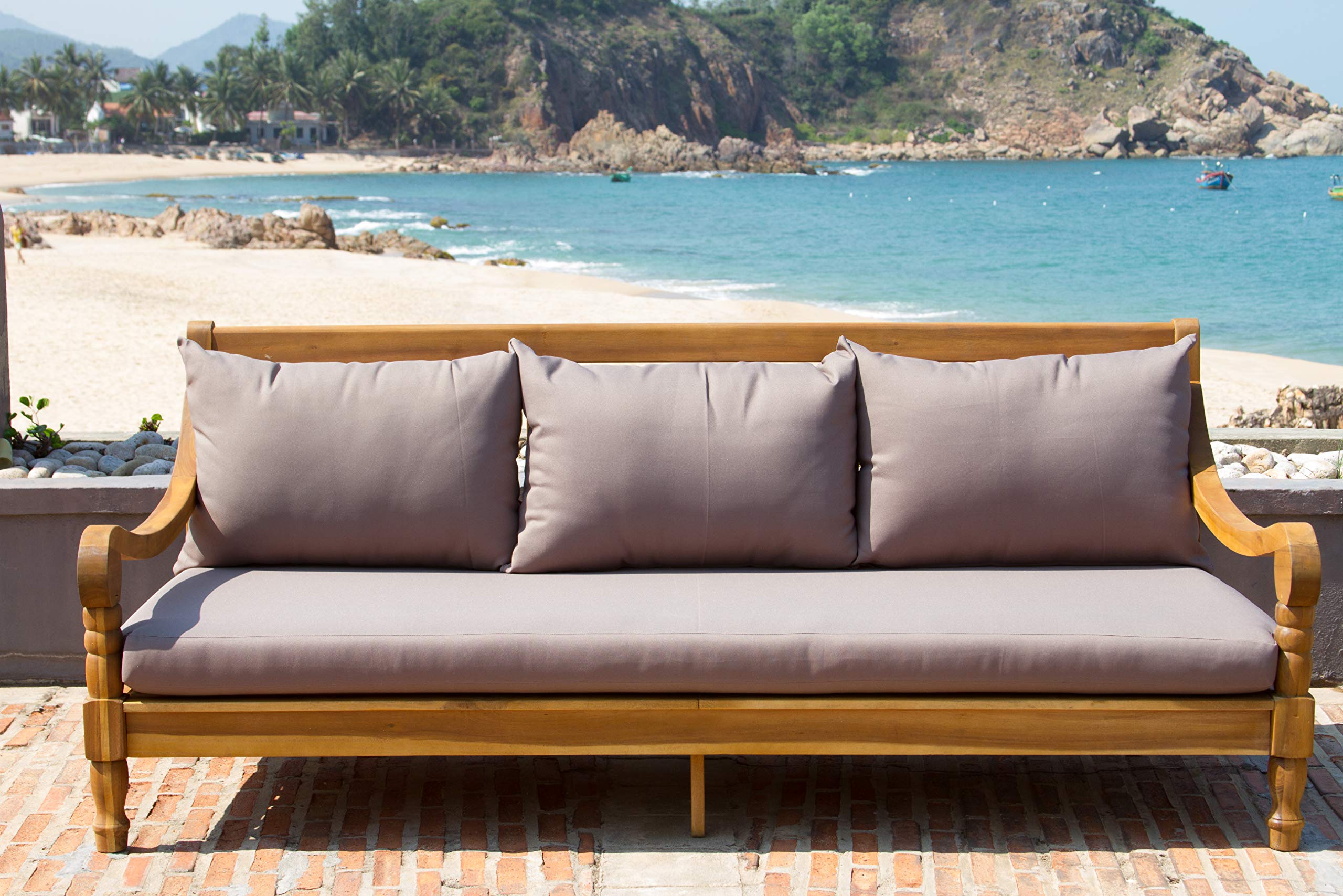 An application scenario or product detail of wood outdoor daybed - Image 20