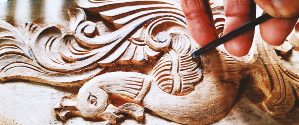 An application scenario or product detail of wood sculpture - Image 12