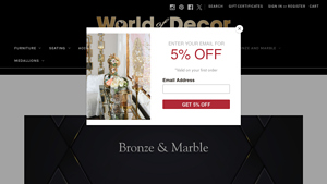 World of Decor - Five Horses Running on Marble Base