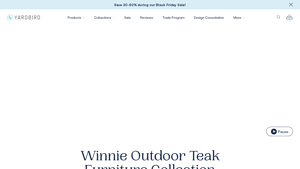 Yardbird - Winnie Outdoor Teak Patio Furniture Collection