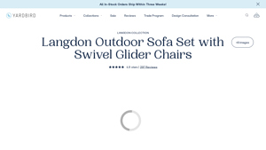 Yardbird - Langdon Outdoor Wicker Sofa Set