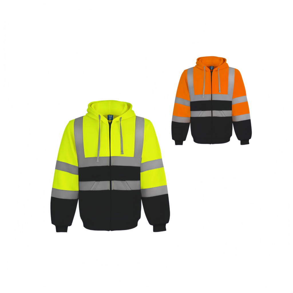 Hi Vis Hooded Jumper