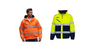 reflective work winter jacket